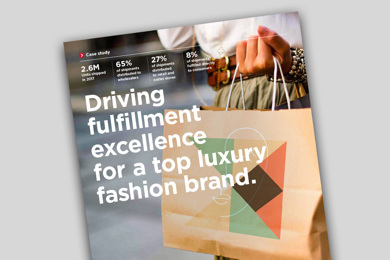 for a leading fashion brand we tailored a perfect fulfillment solution